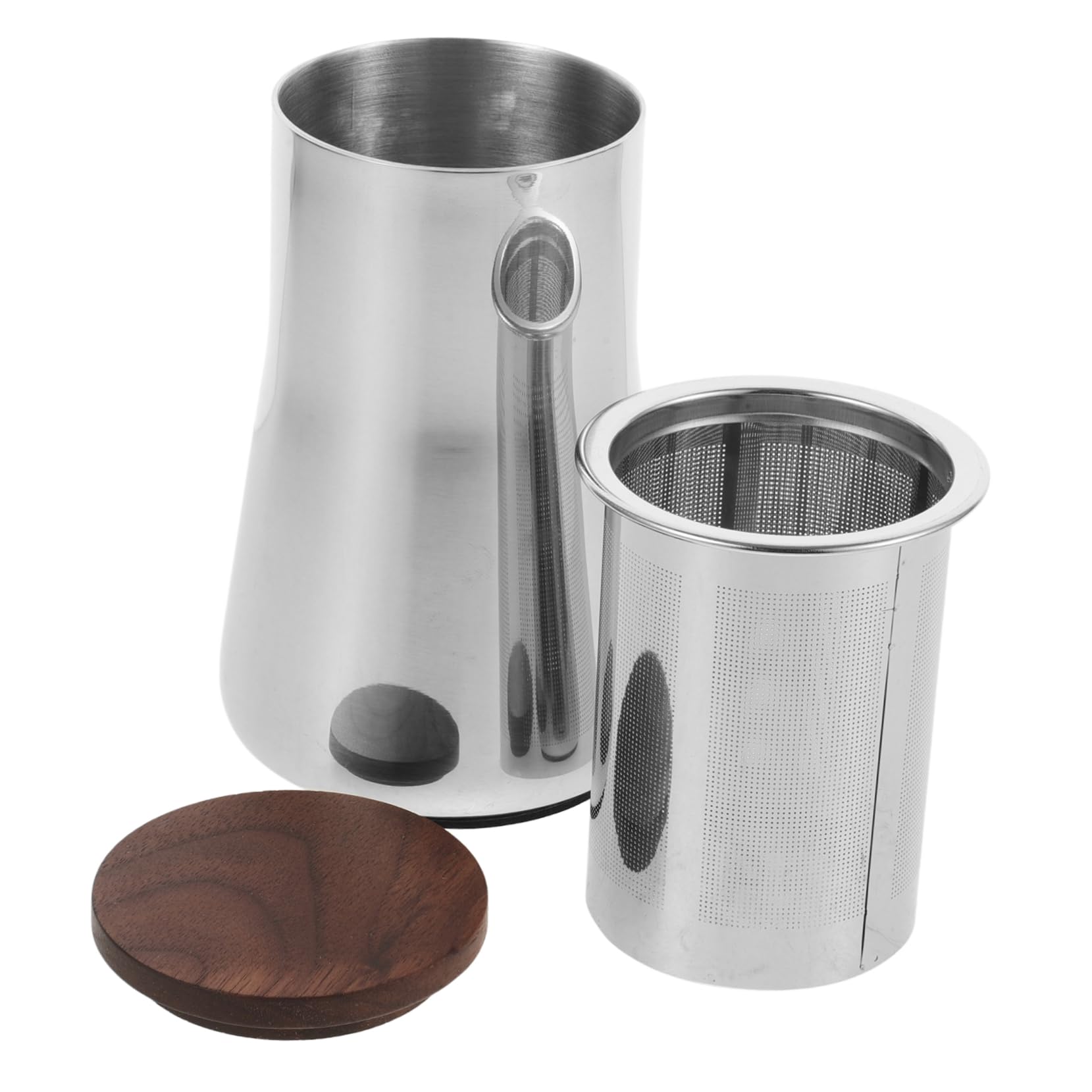 Veemoon Sifter De Café De Acero Inoxidable Malla Fina Recipiente Para Filtrar Café Molido y Sifón De Polvo Accesorio Práctico Para Cafeteras y Preparación De Bebidas