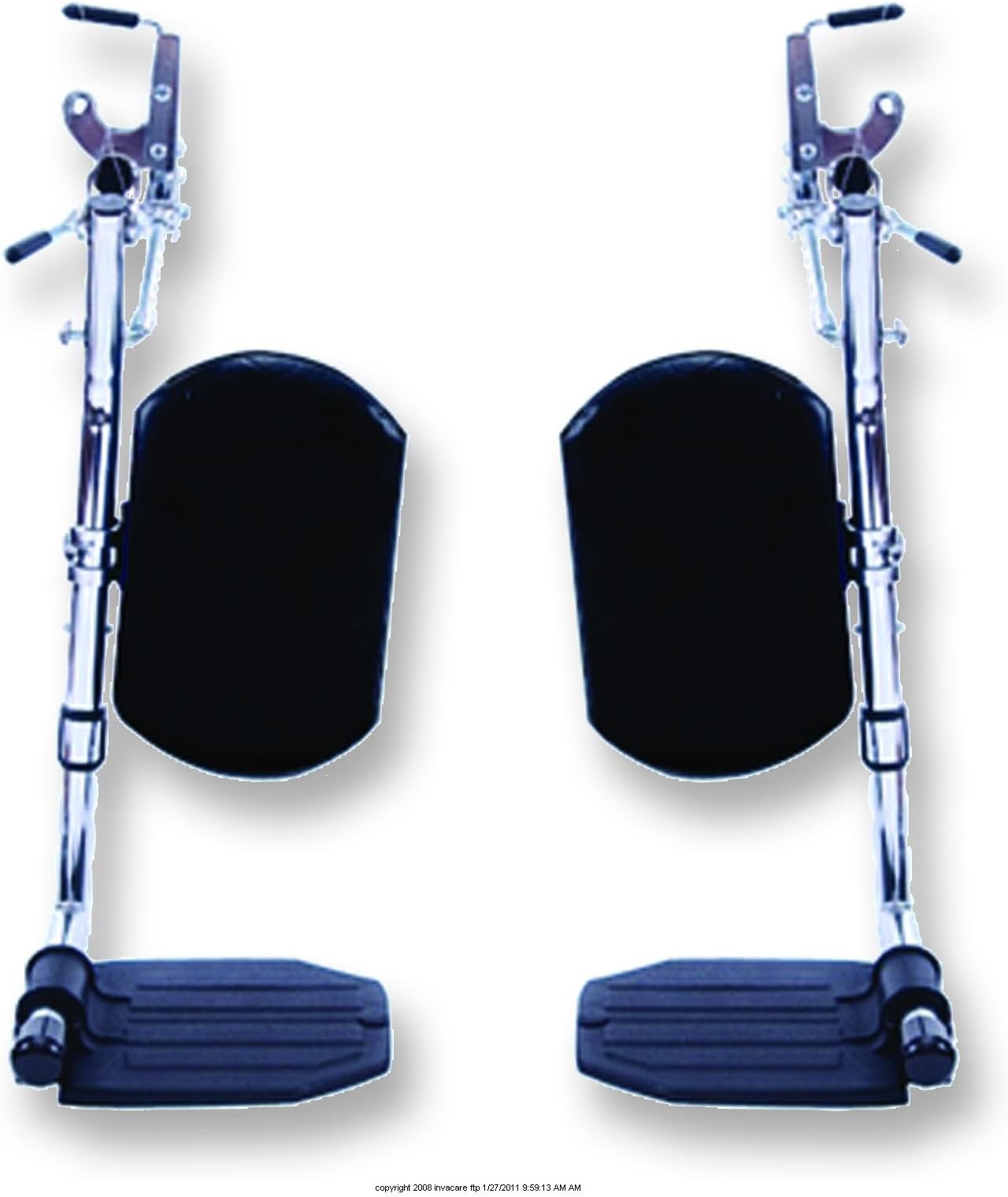 Elevating Legrests Aluminum -SP, Elev Legrest Hemi Alumn, (1 PACK, 2 EACH)