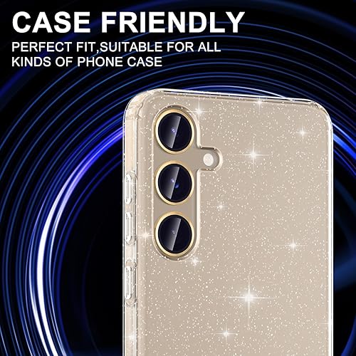 Vista 696 de para Samsung Galaxy Z Flip 7 Protector de Lente de Cámara, Cubierta de Lente de Vidrio Templado con Anillo de Metal Individual, [Fuerte Adhesión] 1