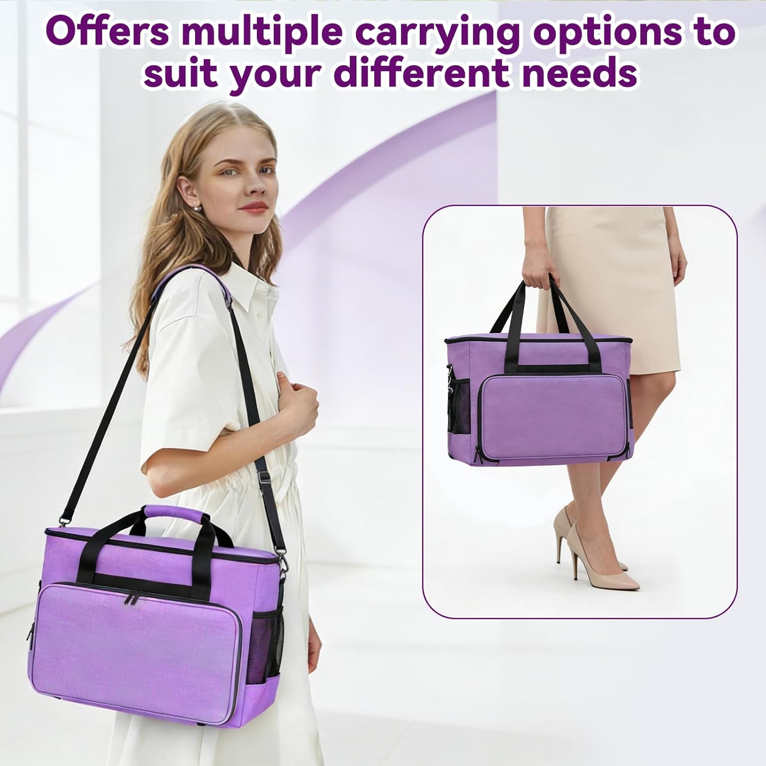 26 PCS Sewing Machine Case Set, Includes Portable Sewing Machine Bag, Suture Remover Kit, Threaders, Cleaning Brushes & Multifunctional Sewing Tool, Suitable for Standard-Sized Sewing Machines