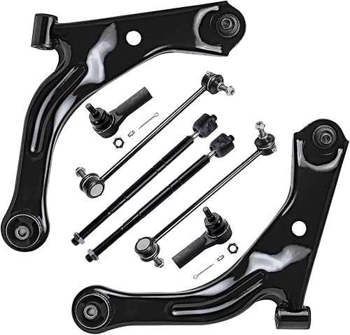 Detroit Axle - Kit de suspensión frontal de 8 piezas para Ford Escape Mazda Tribute Mercury Mariner 2005-2009, 2 brazos de control inferiores con
