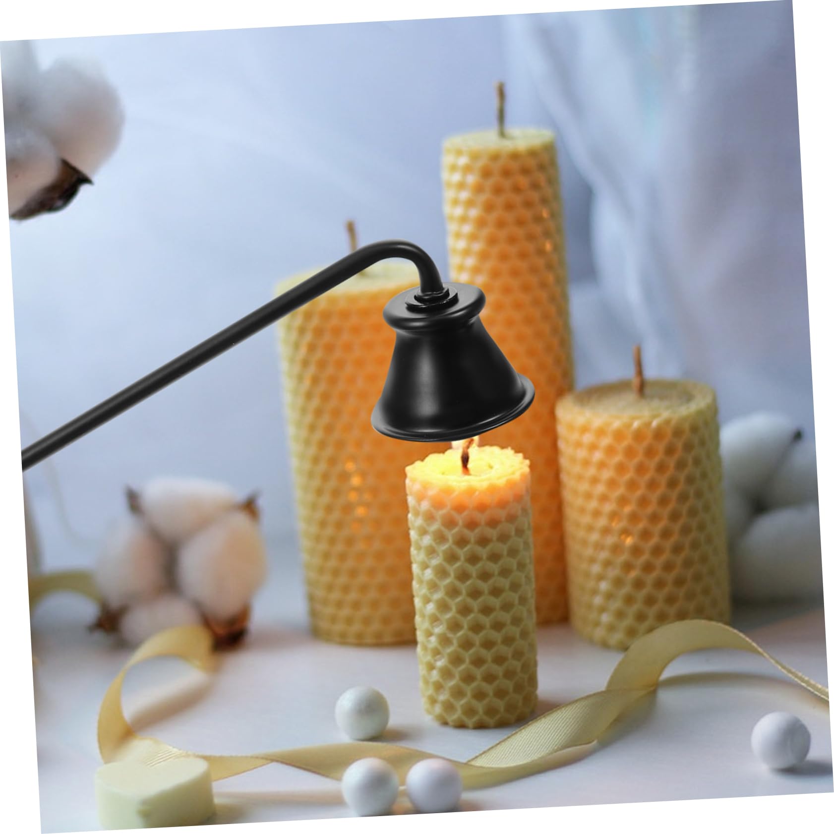 Happyyami Candle Extinguisher Snuffer Unique Design Safe Wick Extinction Candle Accessories Set