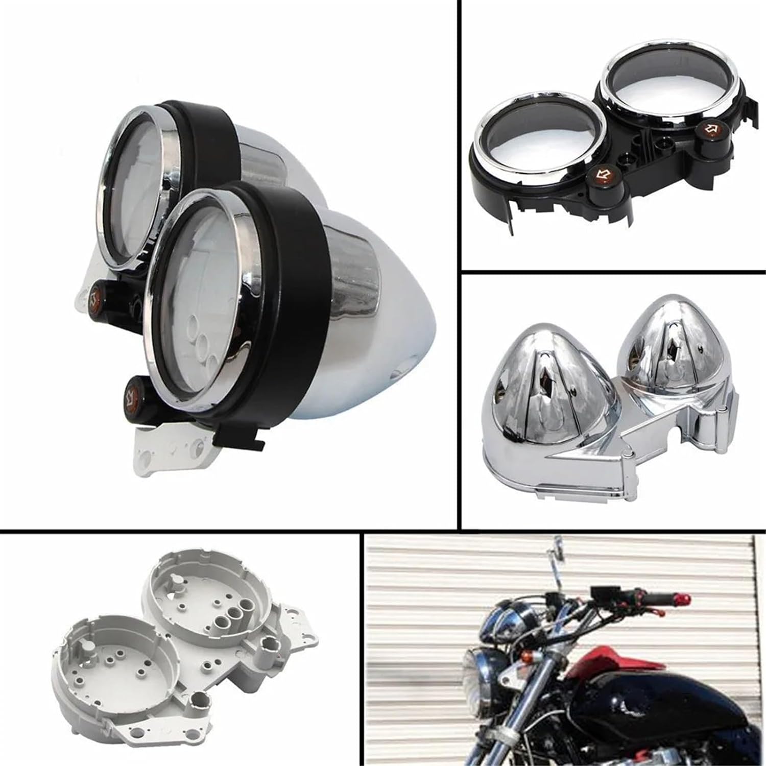 に適合する X4 CB1300 1997 1998 1999 2000 2001 2002 2003 バイク用 スピードメーター 時 に適合する X4  X-4 CB1300 1997-2003 用 スピードメーター メーター タコメーター ゲージ オドメーター 時計 バイク用 スピードメーター  タコメーター オドメーター ゲージカバー ... オートバイ計器カバー Compatible With CB1300 For SC38 For X4 1997 1998 1999 2