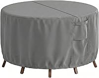 Vista 8 de Vailge Juego de funda protectora para muebles de patio impermeable con asas acolchadas, cubierta para mesa de patio/exterior, cubierta para sillas