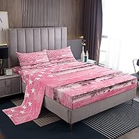 Vista 36 de Feelyou Juego de Sábanas Vintage con Flores Groovy Estilo Retro Sábanas Florales Boho con Sábana Bajera de Bolsillo Profundo para Niños Años 60 70