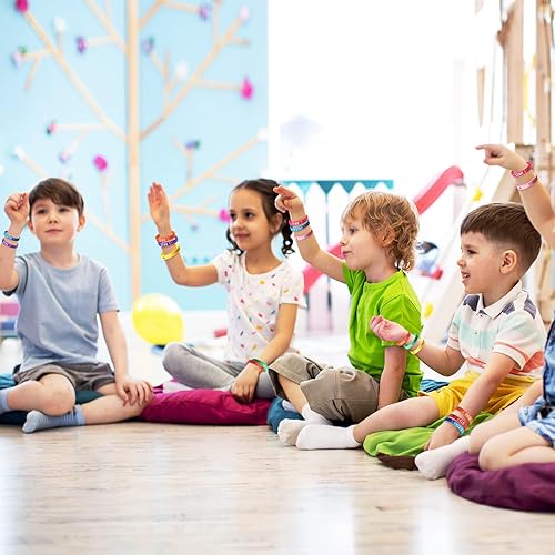 Miniatura 5 de 40 pulseras de silicona para estudiantes, 8 colores, recompensa para estudiantes, pulseras de goma de reconocimiento para maestros, para deportes,