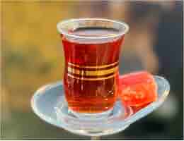 Set Thé Turc Topkapi 18 Pièces - 6 Verres, 6 Soucoupes, 6 Cuillères - Transparent - Lave-vaisselle