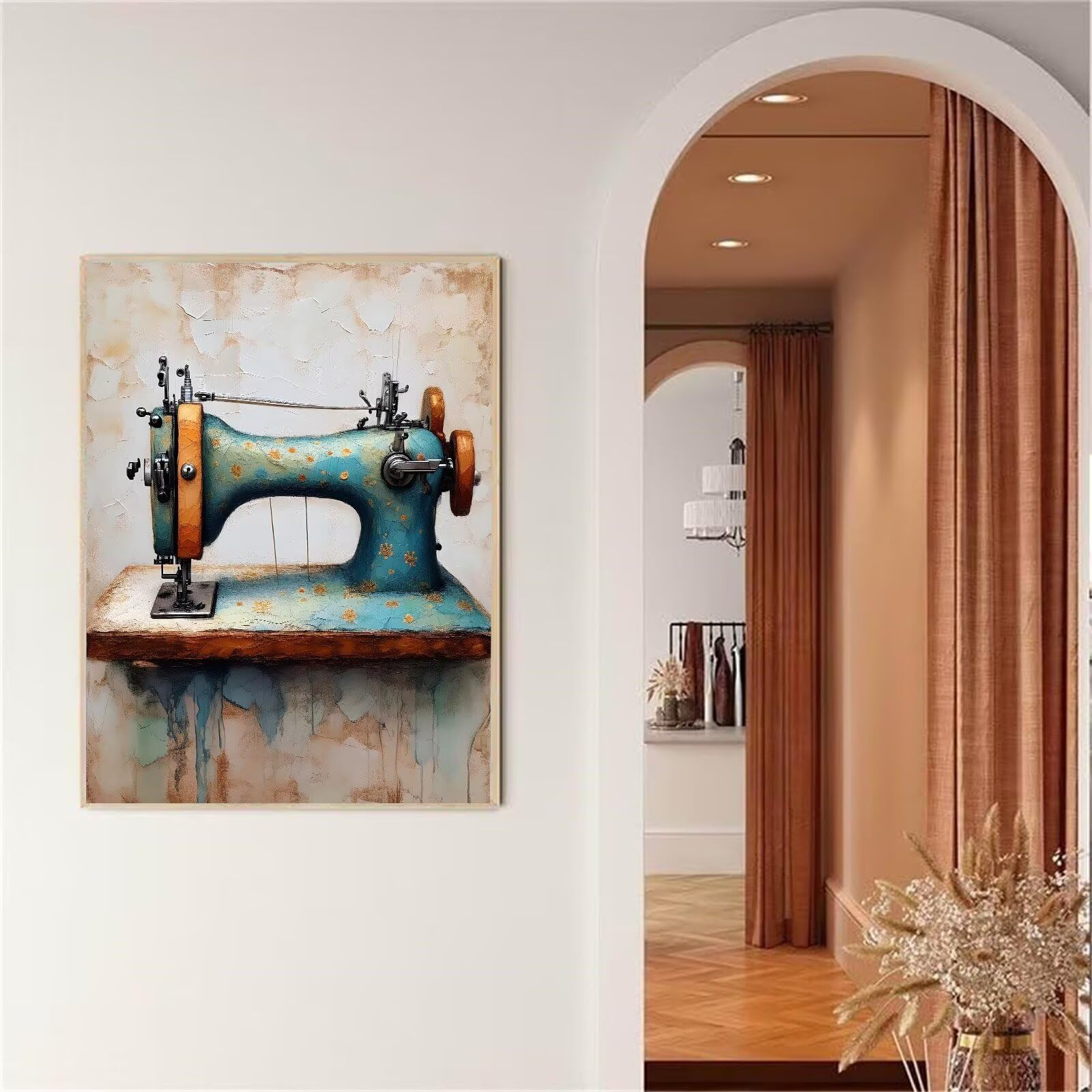 Zestawy sztuki diamentowej dla dorosłych, maszyna do szycia, diamentowa sztuka dla dzieci, 5D, diamentowy obraz, retro, akcesoria artystyczne, DIY, haft krzyżykowy, kryształ, sztuka, rękodzieło,