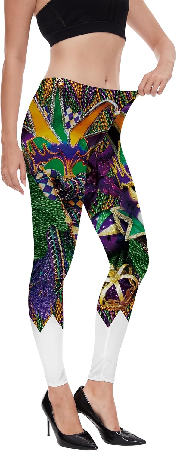 TMSD Women's Funny Graphic High Waist Skinny Leggings - Image 4