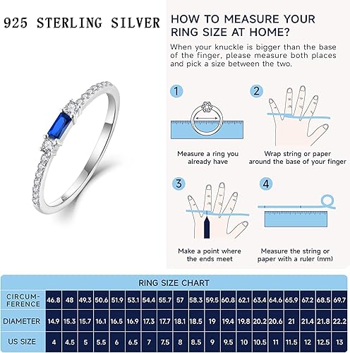 Miniatura 6 de Veshon Anillos de compromiso de plata de ley 925 para mujer, corte radiante, media eternidad, circonita cúbica, anillo de boda, anillos de promesa