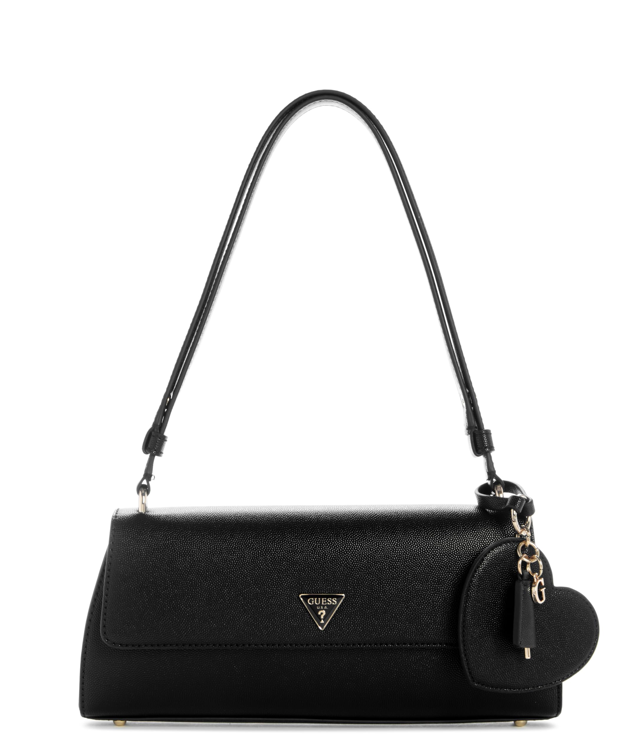 Guess Women's Black Isobel Shoulder Bag - Shoulder Bags - One Size - Bags