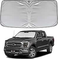 Vista 22 de KAYZT Parasol para parabrisas para Toyota Camry 2012-2017 LE XLE Hybrid SE XSE Sedan plegable, accesorios de ajuste personalizado para ventana