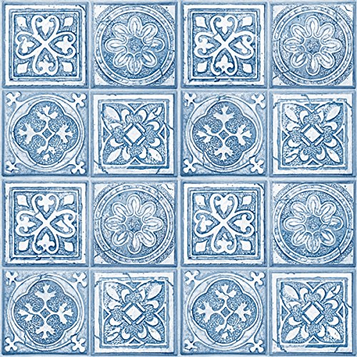 UGEPA Vinilo Pintado Azul, Revestimiento Pared PVC, L143 – 01