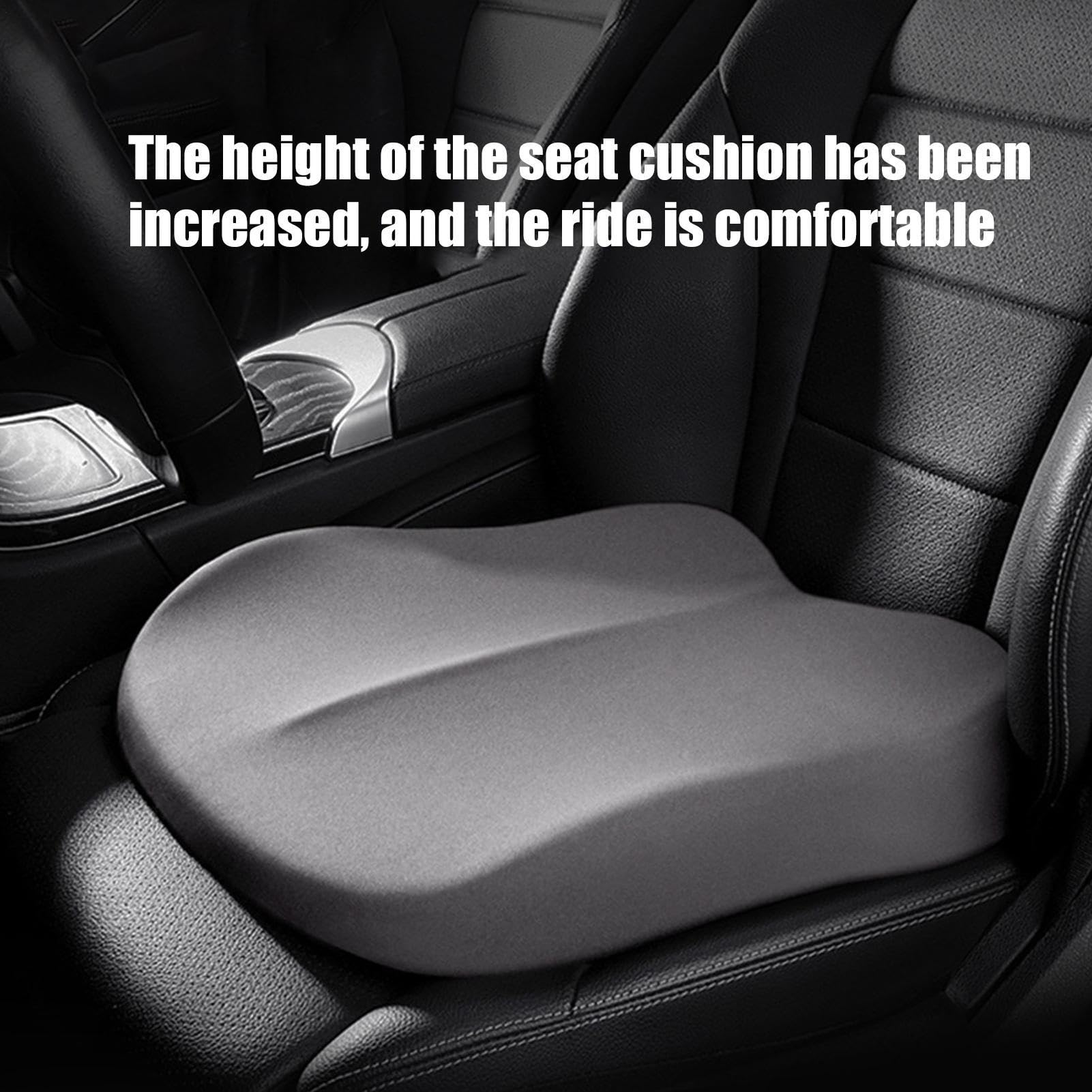 Asiento Elevador para Adultos – Cojín de Coche de Memoria | cojín de conducción Elevador, cómodo cojín de de glúteos | Cojín Elevador portátil para Personas pequeñas, Apoyo al Conductor