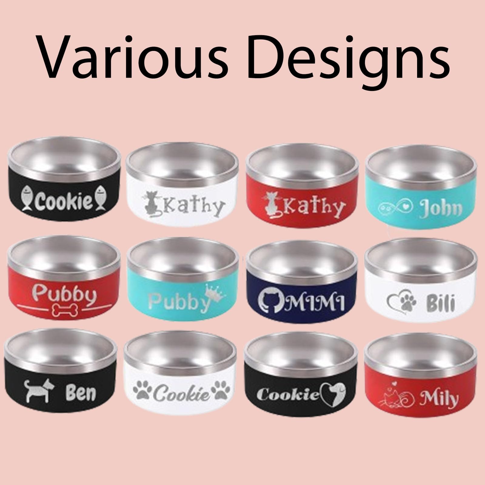 Gamelle En Bois Pour Chat Gamelle En Acier Inoxydable Double Gamelle