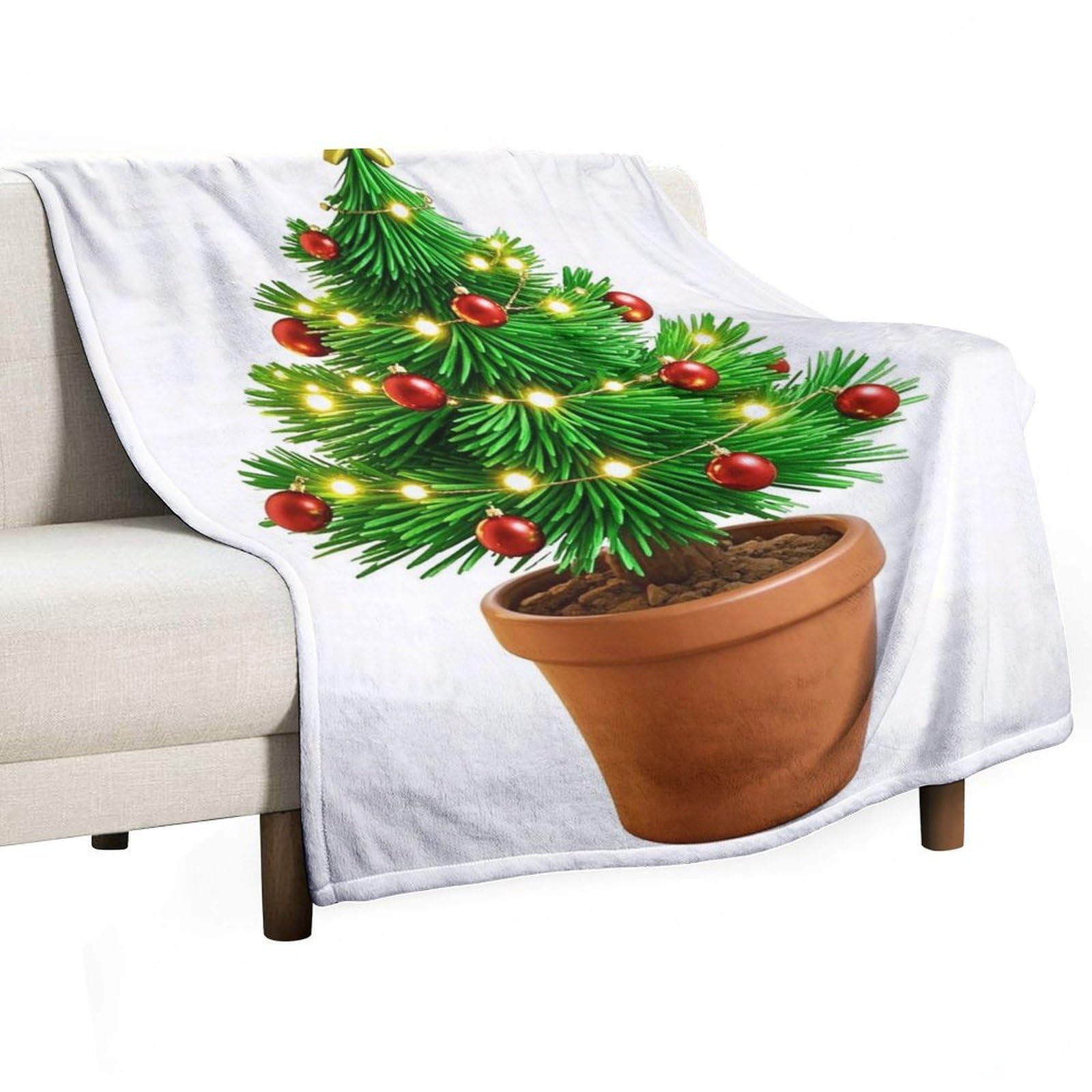 Couverture en flanelle anti-boulochage 152x203 cm grand plaid lit et camping