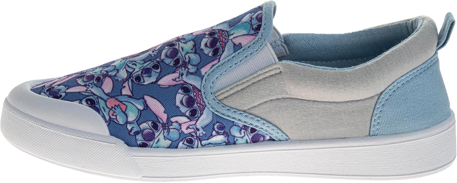Disney Lilo and Stitch Lowtop Sneakers - Stitch Low Top Shoes Slipon Closure Cushioned Lightweight Sizes 12-13 Little Kid 1-4 Big Kid 5-10 Adult - Image 2