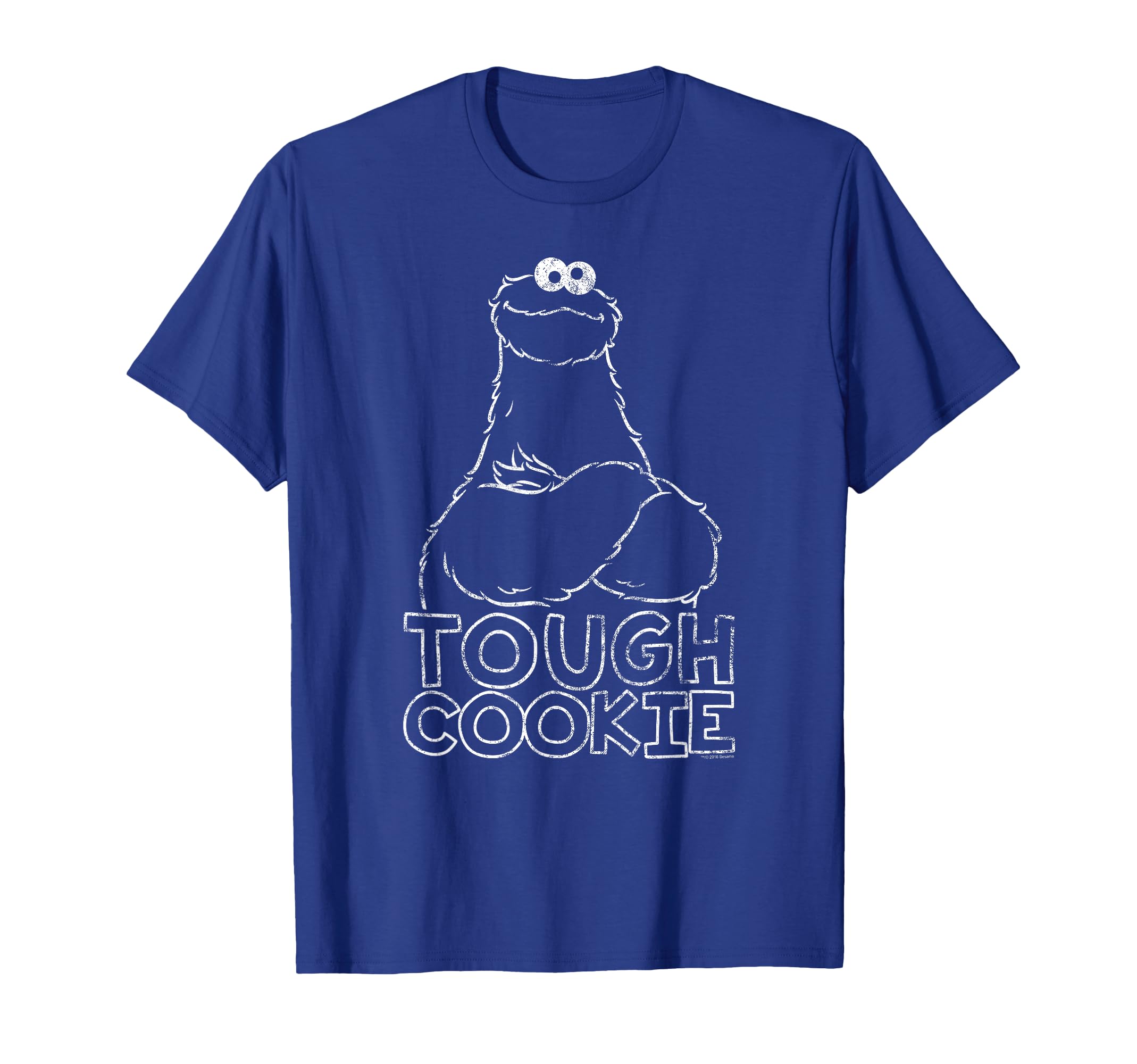 Sesame Street Cookie Monster Tough Cookie Blue T-Shirt