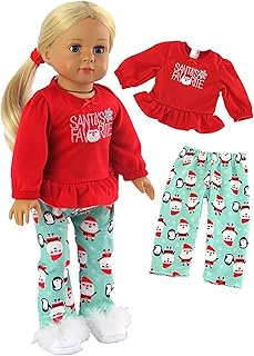 Santaâ€™s Favorite Pajamas for 18-Inch Dolls | Premium Quality & Trendy Design | Dolls Clothes