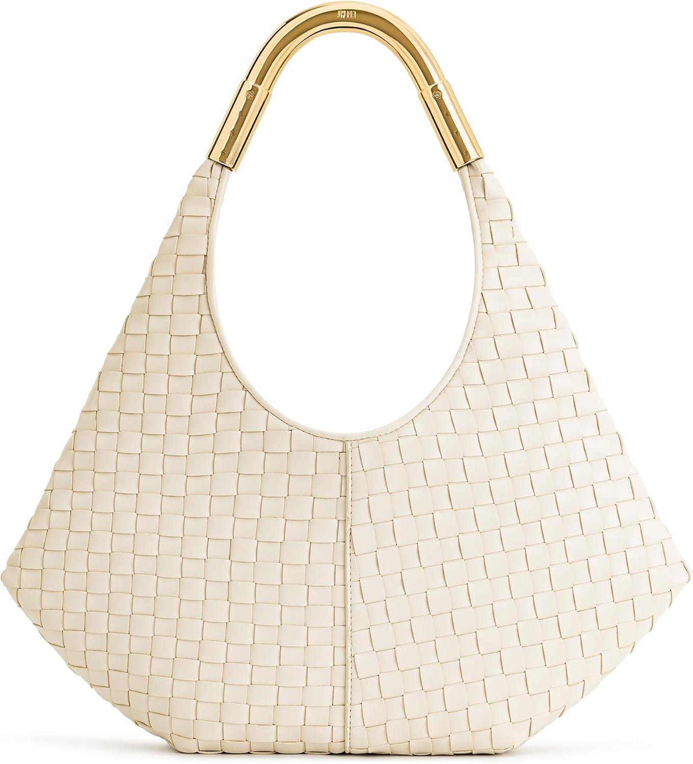 JW PEI Women's Olivia Hand-Woven Metal Handle Hobo Bag - Image 3