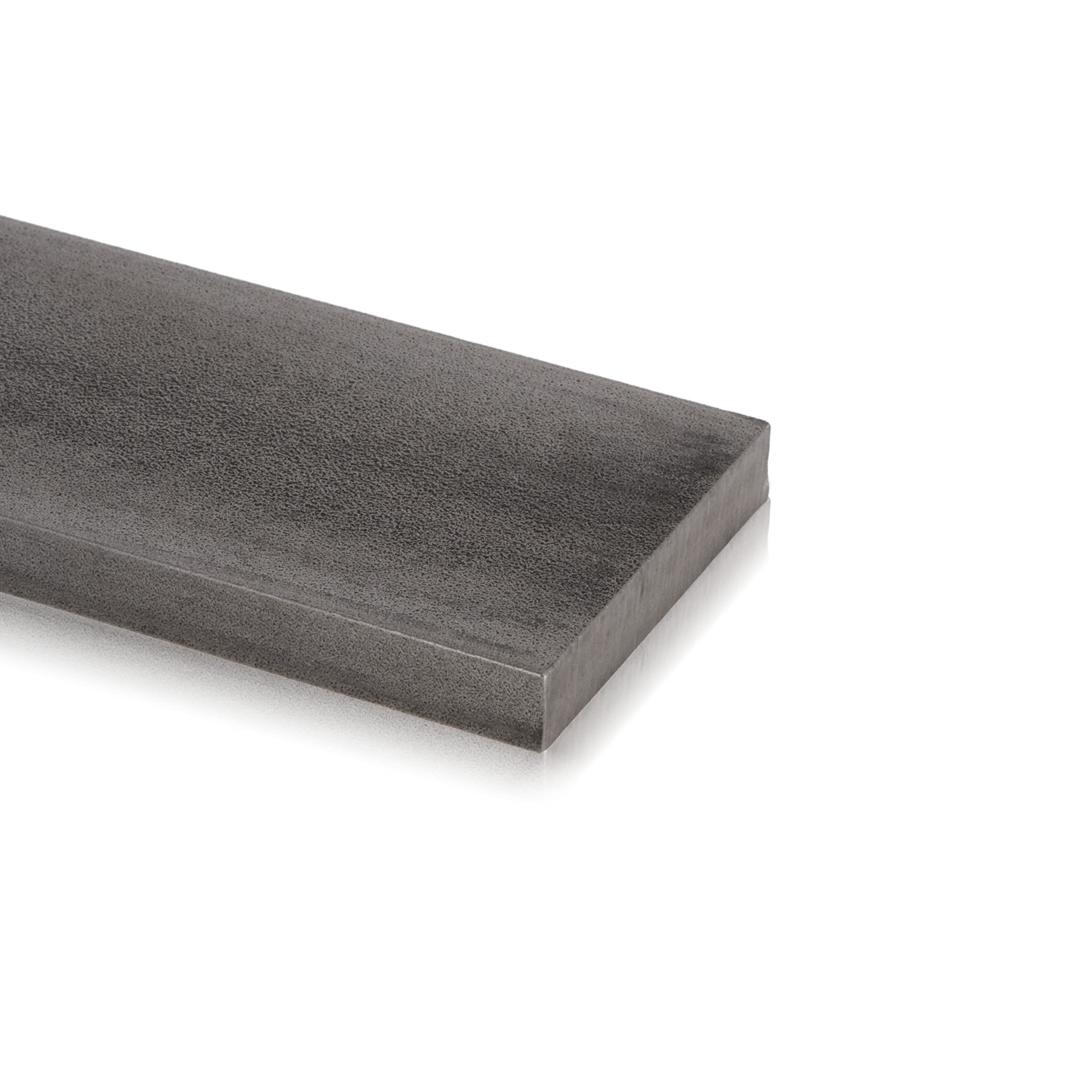 Stahl Flachprofil aus hochwertigem S235JRC+C Blankstahl St37 - Flachmaterial kaltgezogen - Flachstange Länge 1000mm, Gr. 50x12mm - Ideal für Baubranche, Stahl- & Maschinenbau