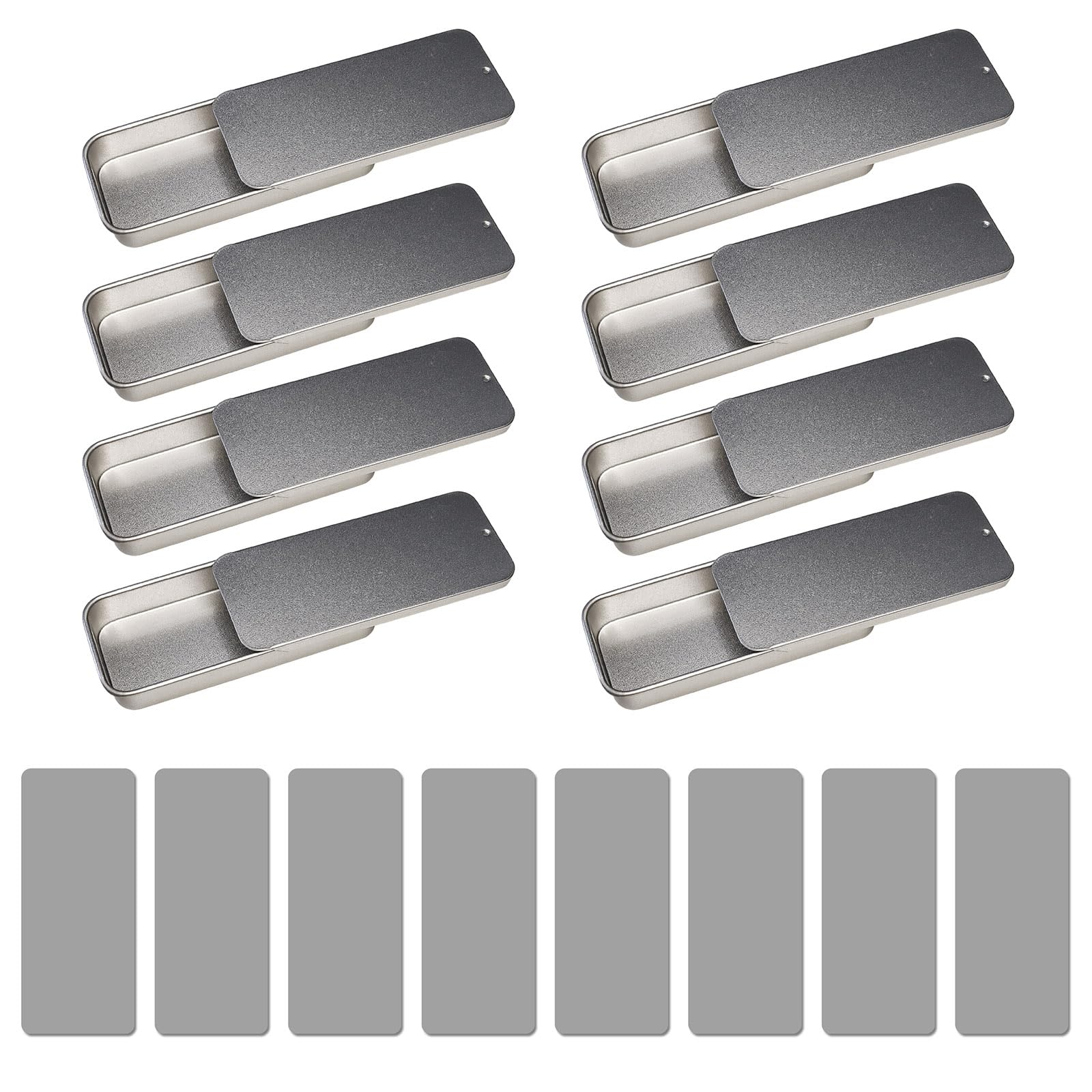 Leere Metall-Dose Mit Schiebedeckel – Mattes Gold, 14,2 G, Für DIY-Kosmetik & Salben
