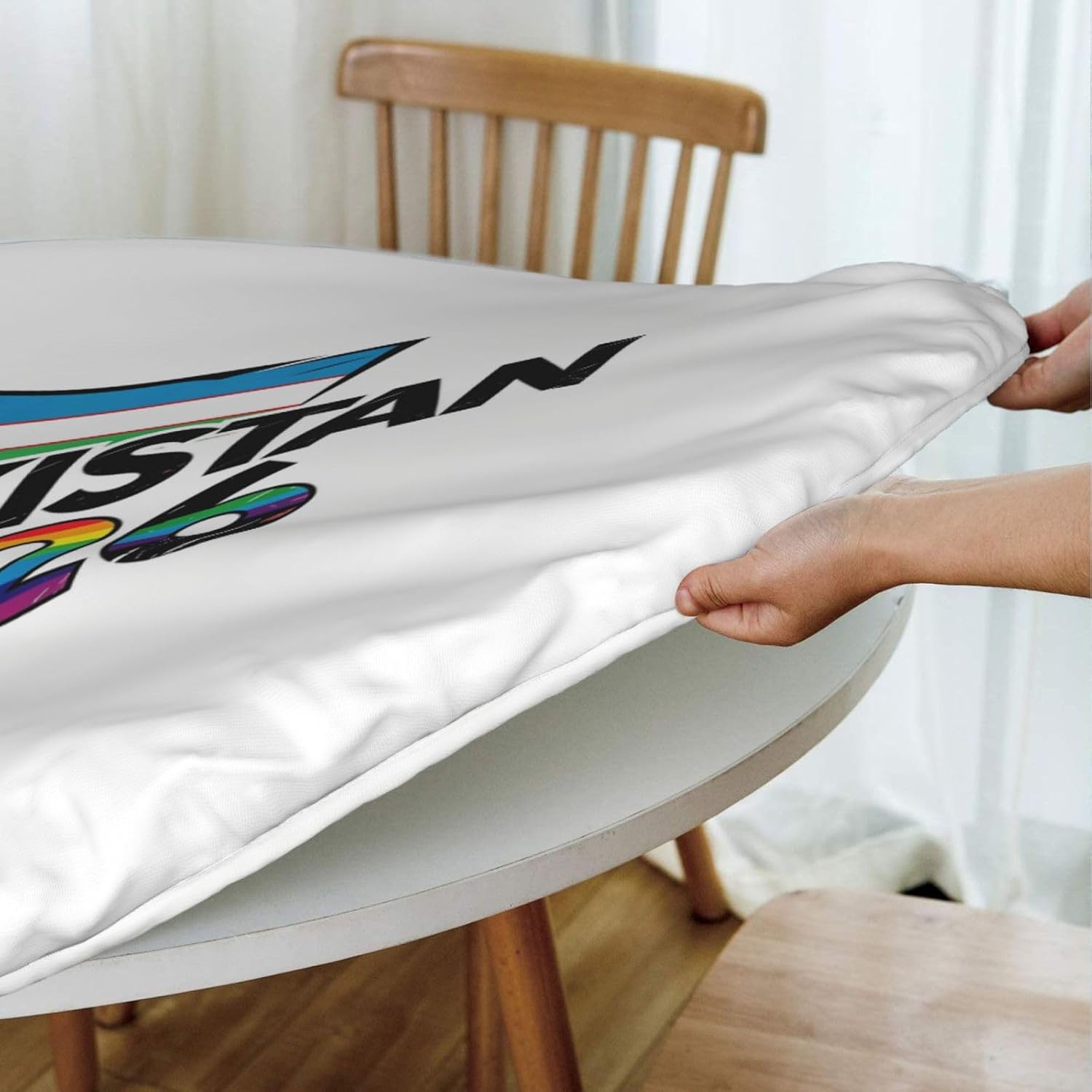 Uzbekistan Graphic Tablecloth for Football Party, Soccer Cup 2026 Match Table Cover Soccer Fans Table Cloths,Uzbekistan Flag TableCover