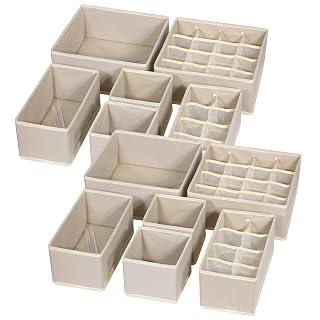 TENABORT 12 Pack Foldable Drawer