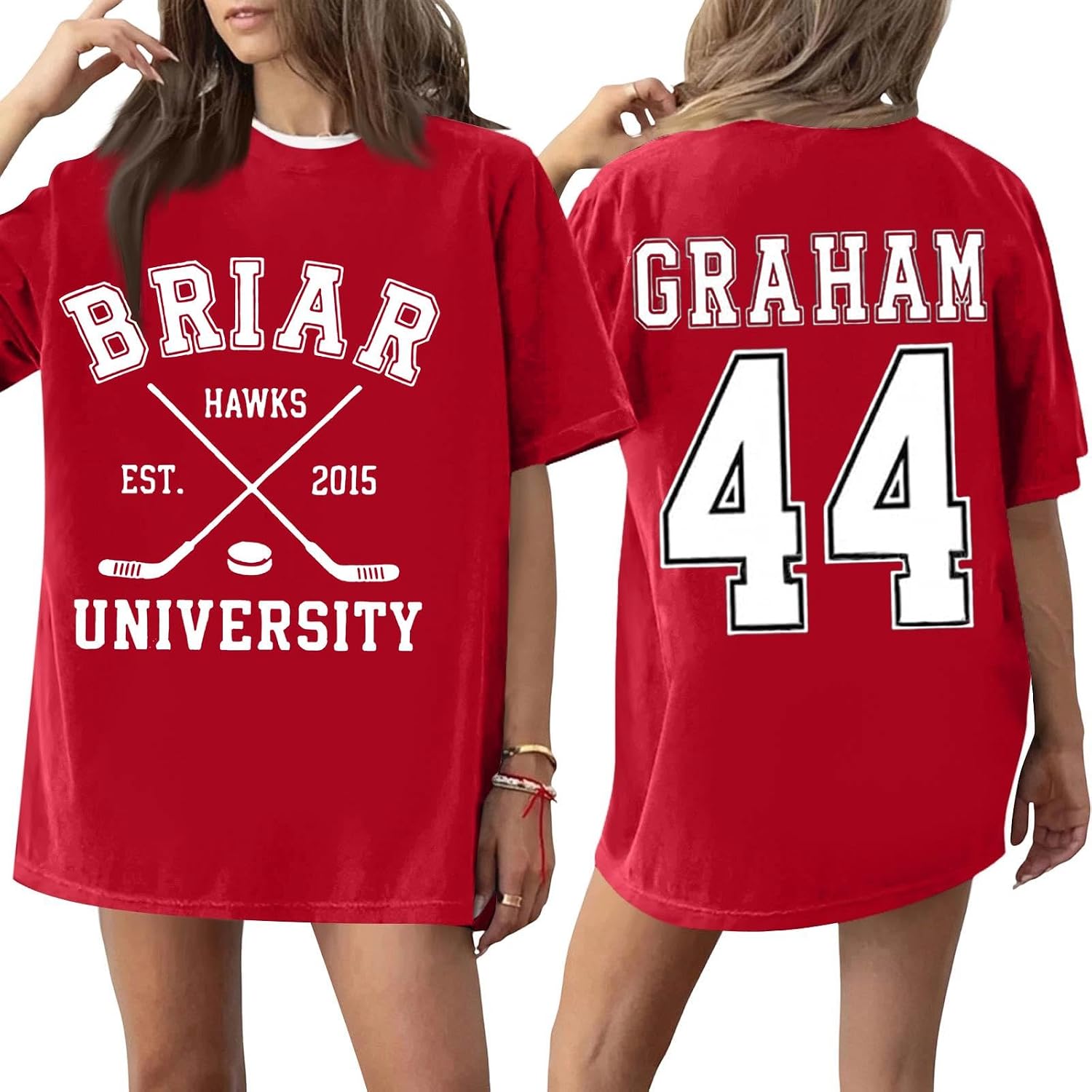 Unisex Short Sleeve Off Campus Hockey Jersey Graham 44 & Logan 22 & Tucker 46 & Di Laurentis 66 Jersey Shirts