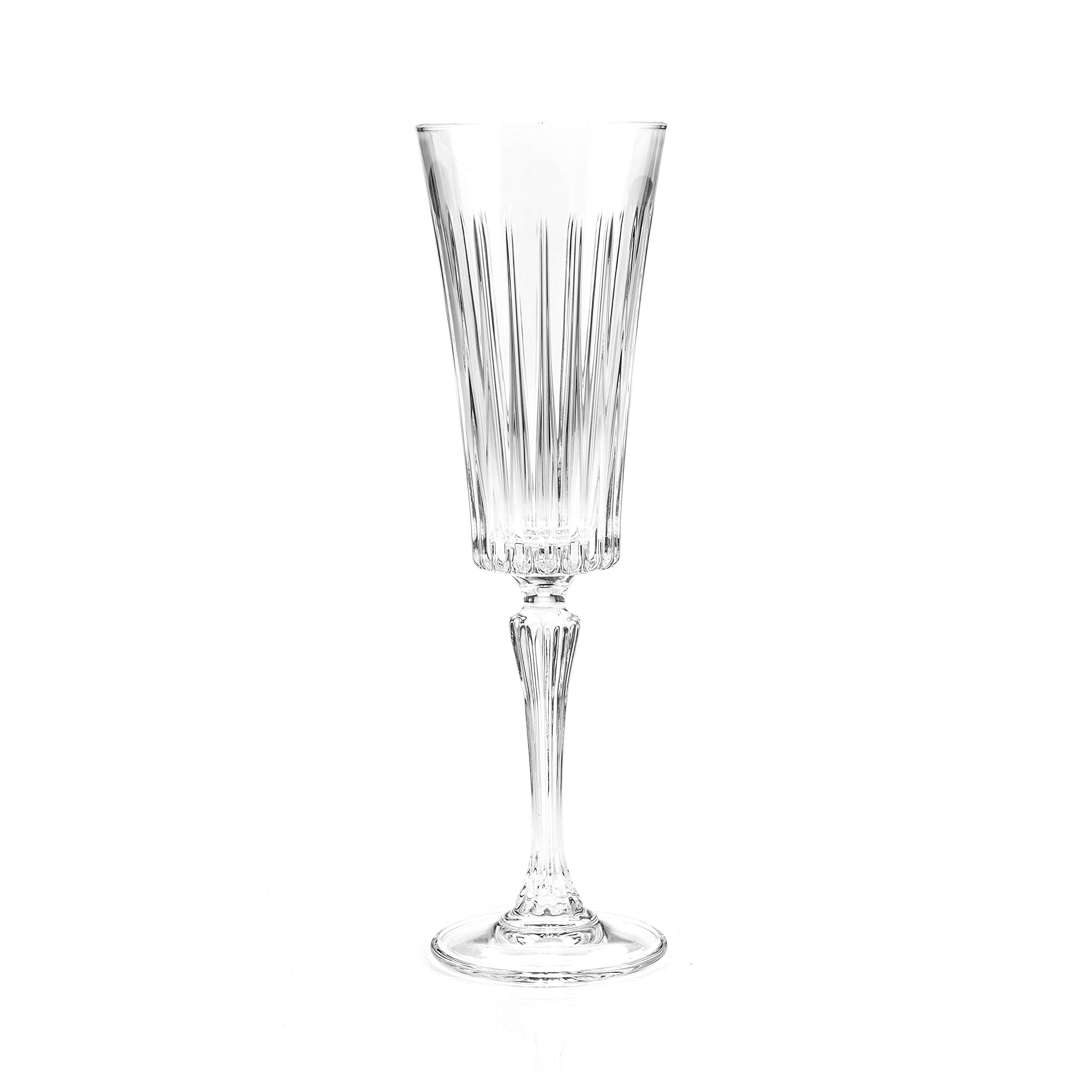 RCR Flûtes à champagne en cristal Timeless RCR 25874020006, lot de 6