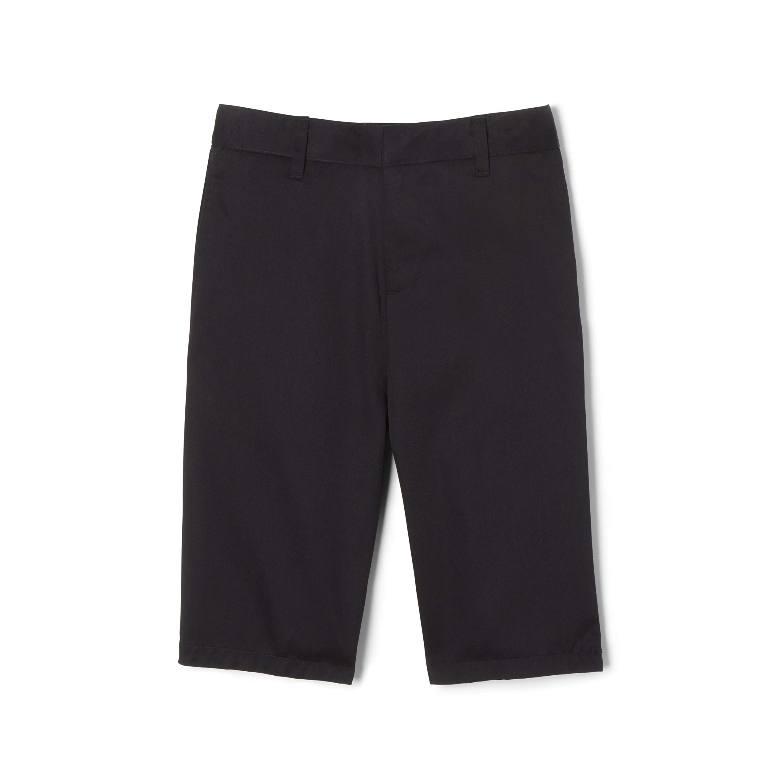 Short noir garçon 20 ans taille réglable bermuda d'école classique - 4
