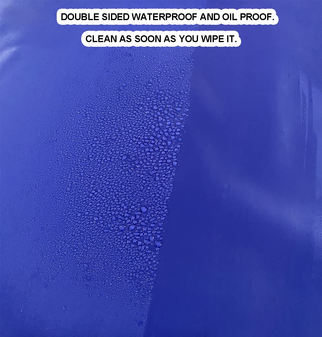 Delantal de vinilo resistente a productos químicos, talla grande, unisex, apto para lavavajillas, peluquería de perros, jardinería, limpieza de pescado