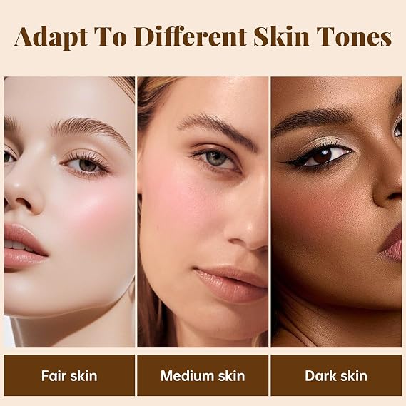 Noerrors 12 Colors Cream Contour Blush Palette, Colour Fix Concealer Foundation Face Sculpting Bronzer Blusher Highlighter Palette Matte Long Wearing Smudge Proof Blendable Makeup with Brush#02
