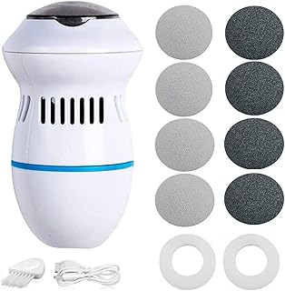 ICALODY Electric Foot Grinder, Vacuum Callus Remover, Foot Pedicure Tool, Rechargeable Foot File, Cracked Skin Cleaning Tool,