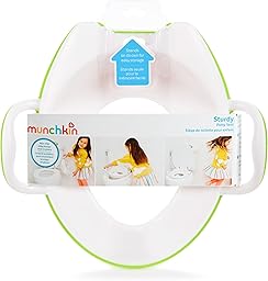 Munchkin Sturdy Potty Seat | Potty Training Toilet Seat with Handles and Legs | Ideal for Toddler and Children | Green