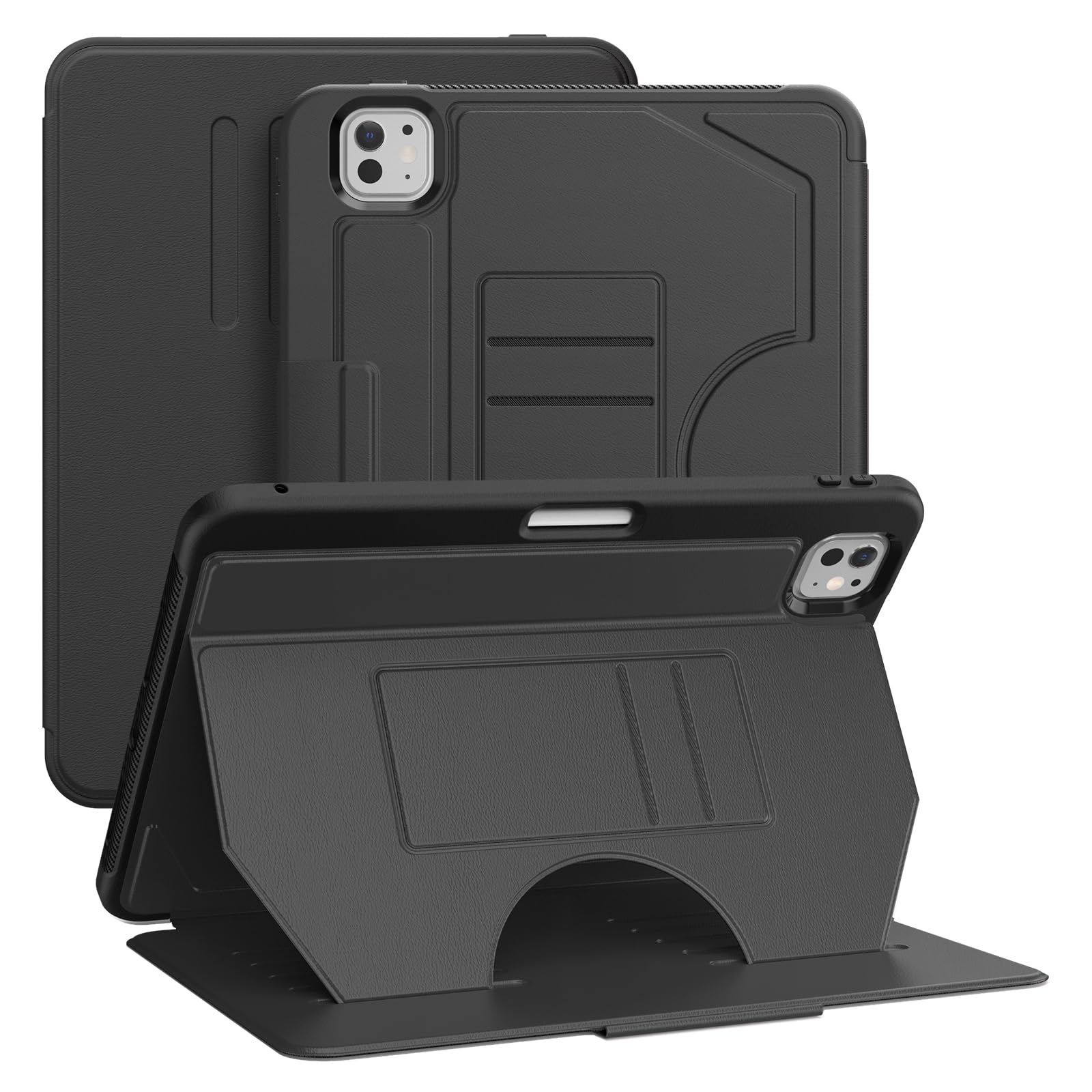ProElite Case Cover for iPad Pro 11 2024 M4, Smart Magnetic Shockproof Protective Case for Apple iPad Pro 11 2024 M4 5 Stable Stands with Pencil Holder, Black (B0DCFZPN5S) Amazon Price History, Amazon Price Tracker
