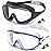 Water Space 2 Pack Swim Goggles Swimming Goggles for Youth Adult Men Women Anti-fog UV Protection Waterproof Large Frame 180 Wide View Clear Vision Swimming Goggles Pool Water Goggles Easy to Adjust