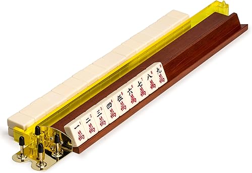 Miniatura 2 de Yellow Mountain Imports American Mahjong - Juego de 4 empujadores de azulejos de acrílico multicolor de 18 pulgadas