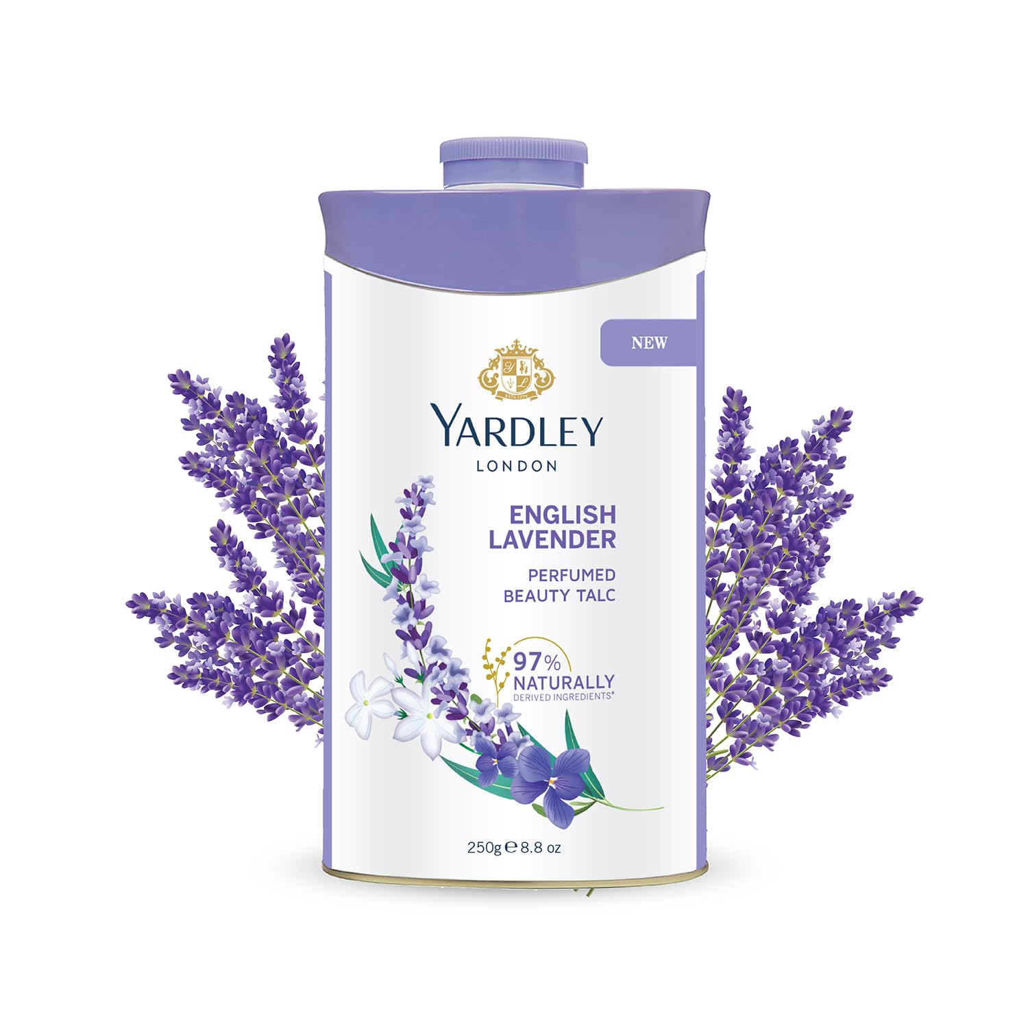 Yardley English Lavender Perfumed Talc, 250Gm