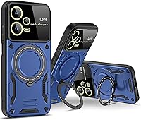 Vista 6 de Funda para Xiaomi Redmi Note 12 Pro 5G/Poco X5 Pro con protector de lente de cámara, protección contra caídas de grado militar a prueba de golpes