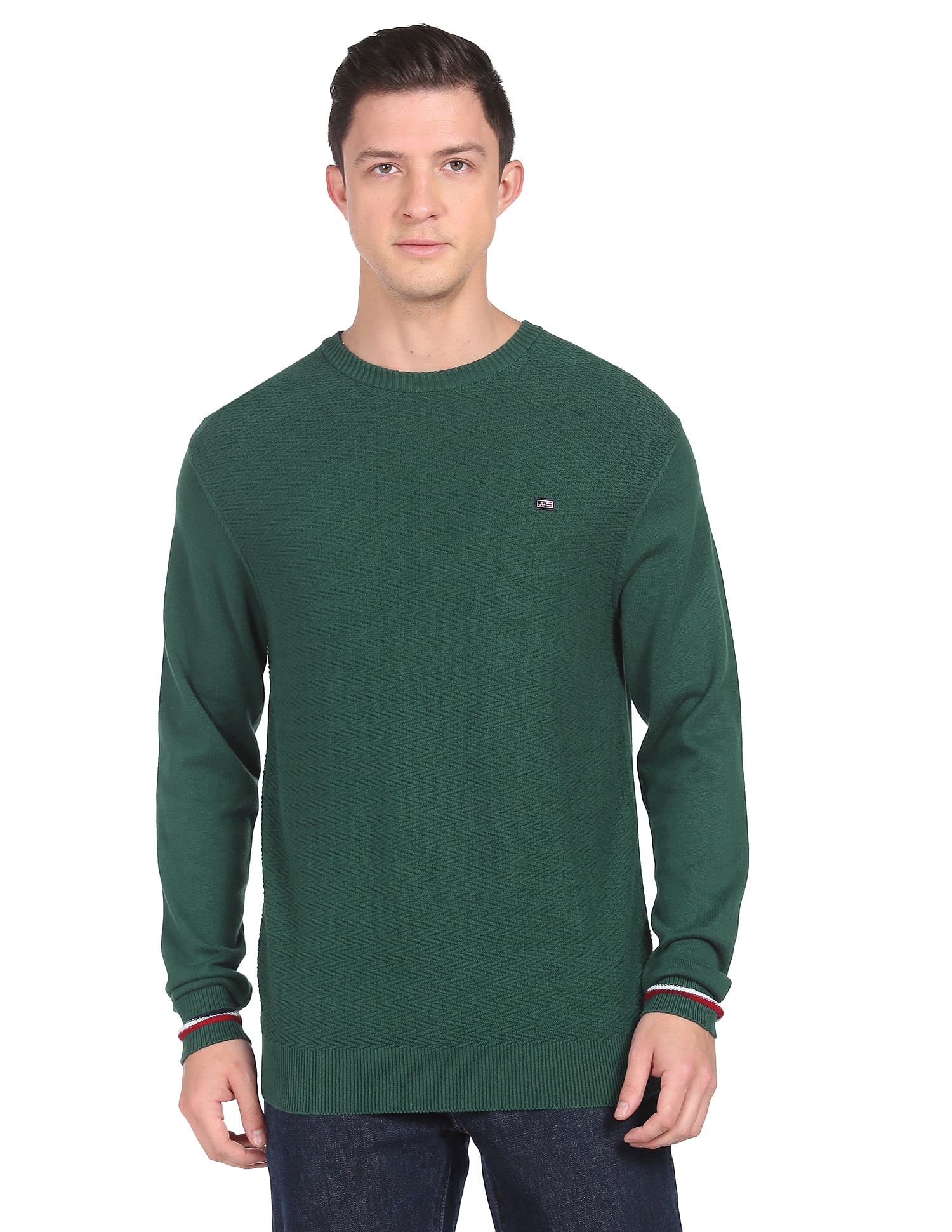 arrow Mens Cotton Round Neck Casual Sweaters-picture-20