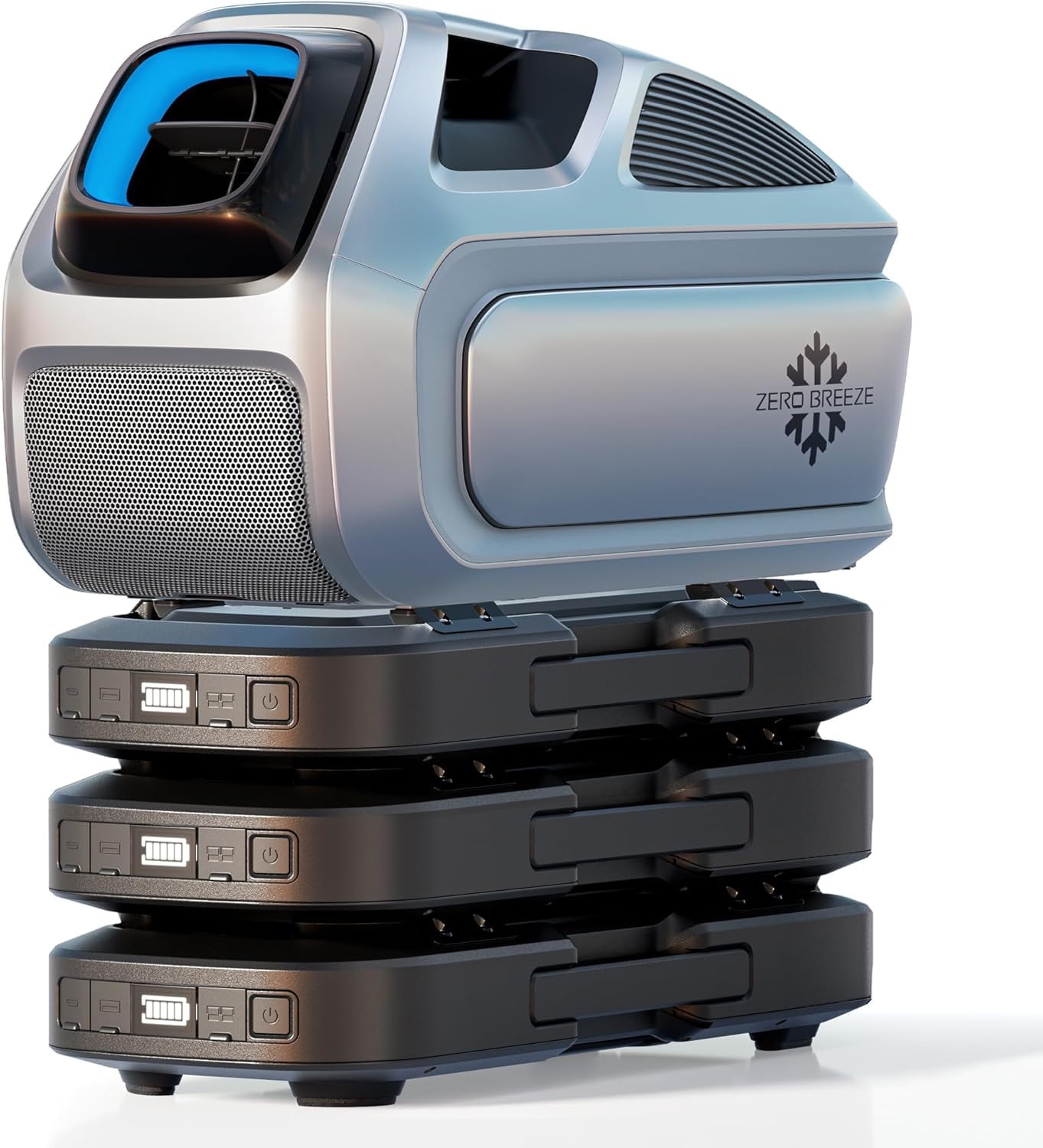 Mark 3 Portable Air Conditioner Camping Air Conditioners of Cooling and Heating with Three AC Battery Portable Air