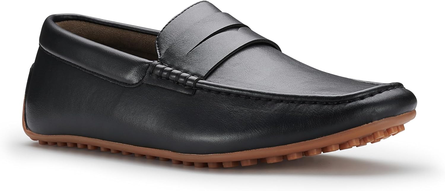 Leather Black (Driver Loafers)