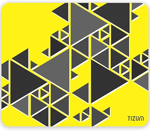 Tizum Mouse Pad/Computer Mouse Mat with Anti-Slip Rubber Base | Smooth Mouse Control | Spill-Resistant Surface for Laptop, Notebook, MacBook,…