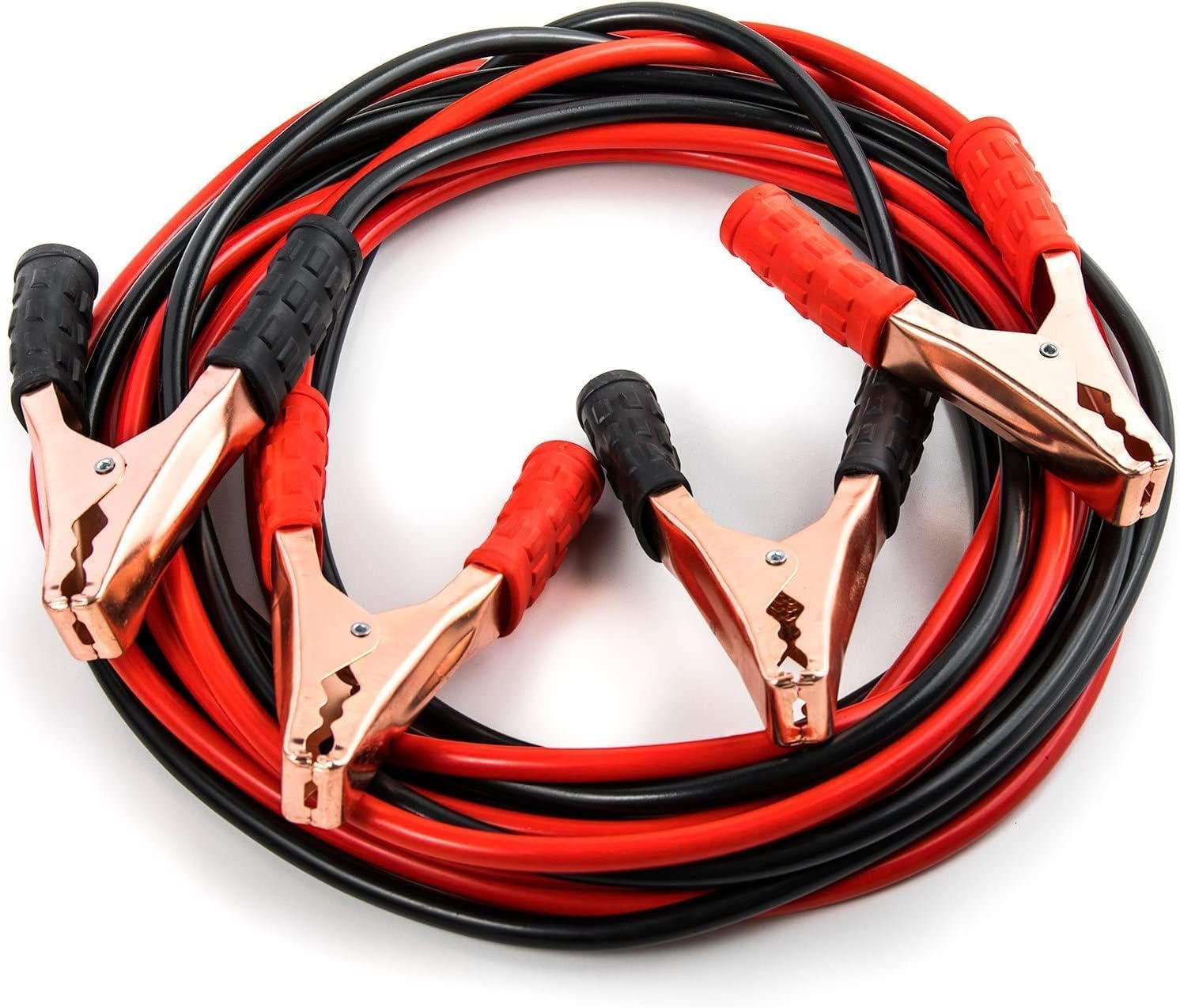 Stock Leader - Cavi di avviamento per batteria da auto 2-3 m, pinze per batteria per auto ricarica di emergenza, presa forte, pinze per cohce, con borsa di trasporto (batteria 3000 Amp)