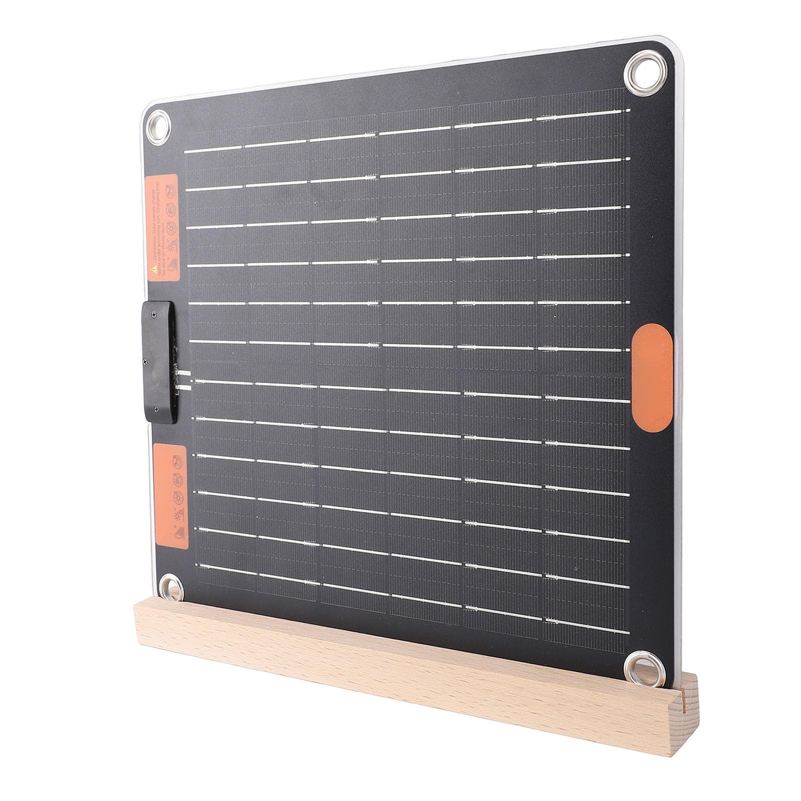 Fdit Panel Solar 20W, Cargador Solar Portátil con Doble Tipo C para