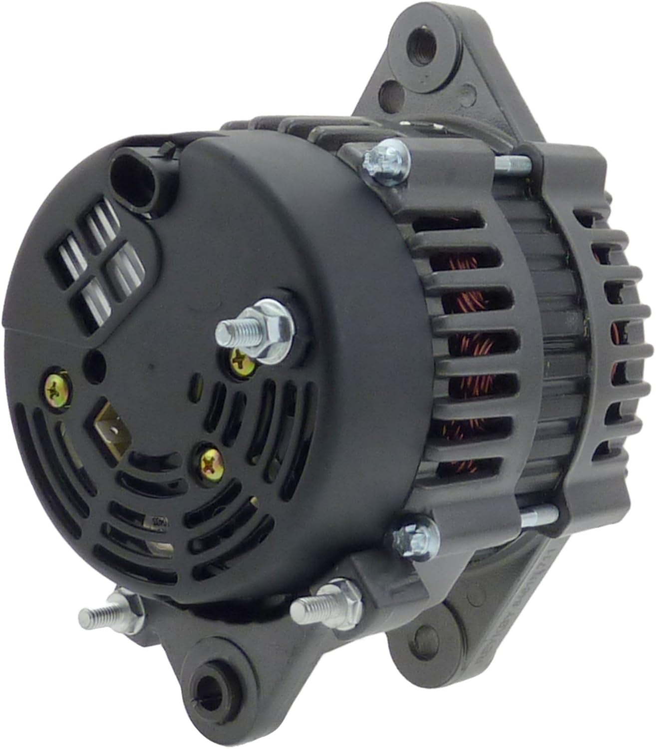 New Premium 105 Amp High Performance Alternator Compatible with Mercruiser 1997 1998 1999 2000 2001 2002 Replaces 8M0095472 19020611 863077-1 20815 LRA3057 RA00108 18-6298 19020612 863077T 20115018TBA