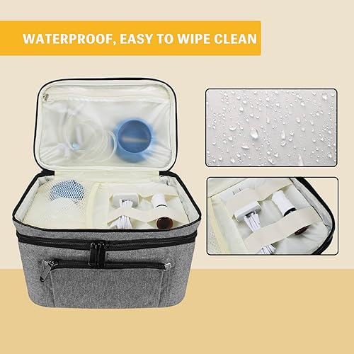 Miniatura 3 de Bolsa para extractor de leche con enfriador compatible con Medela, Lansinoh, Elvie, Willow, Momcozy Extractor de leche, bolsas de almacenamiento de