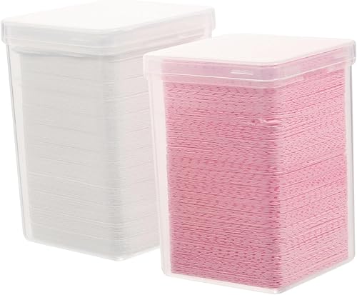 Lint Nail Wipes for Eyelash Extensions and Gel Nails Gentle Makeup Remover Pads