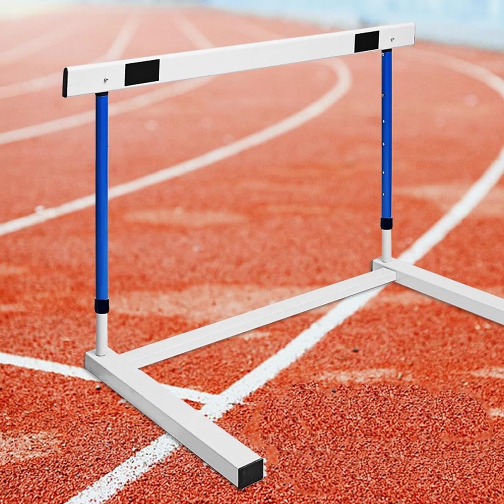 Ostacoli da allenamento regolabili per velocità e agilità, attrezzatura da allenamento su pista e sul campo per sport di squadra atletica, montaggio facile